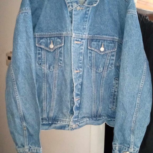 Warner Brothers Motion Pictures Vintage Denim Jacket Size XL - Picture 3 of 6
